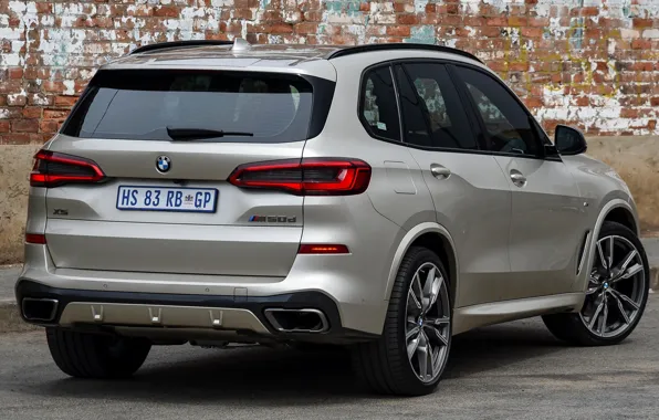 Car, серый, BMW, фонари, сзади, BMW X5M, BMW X5M 2019, X5 M50d