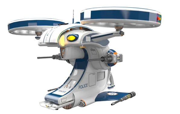 Дизайн, конструкция, Police Drone 2100