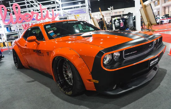 Dodge, выставка, Challenger, мускул кар