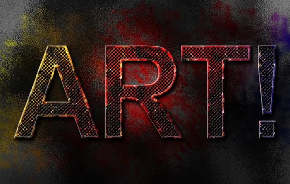 Буквы, art, слово, рельефное изображение