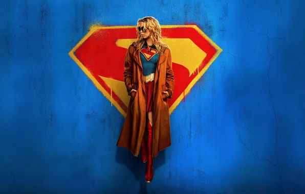 Картинка фильм, фигура, постер, Supergirl, Супергёрл, Кара Зор-Эл, Милли Олкок, Milly Alcock
