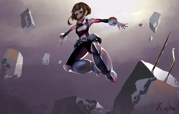 Boku No Hero Academia, Моя геройская акадеимя, Урарака Очако