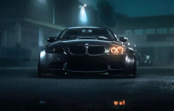 Car, BMW, hangar