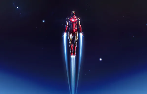 Стиль, Fantasy, Железный человек, Арт, Art, Style, Фантастика, Iron Man