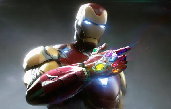 Железный человек, Pablo Dominguez, Перчатка бесконечности, Avengers: Endgame, Мстители: Финал, IRONMAN