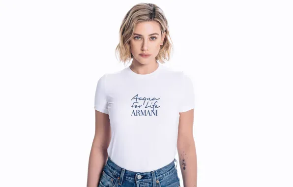 Взгляд, макияж, актриса, тату, блондинка, Lili Reinhart, Лили Рейнхарт