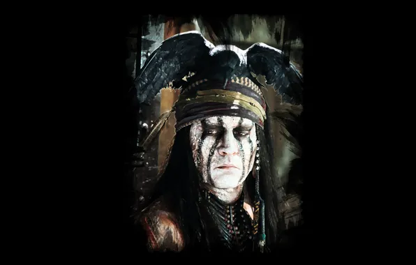 Johnny Depp, арт, Джонни Депп, The Lone Ranger, Одинокий рейнджер