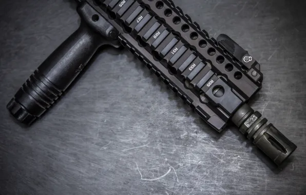 Metal, gun, assault rifle