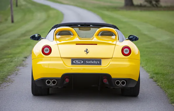 Картинка Ferrari, rear, SA Aperta, Ferrari SA Aperta