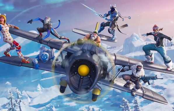 Картинка Epic Games, Winter Wonderland, Fortnite