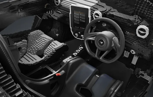 McLaren, салон, Lego, Senna, 2019