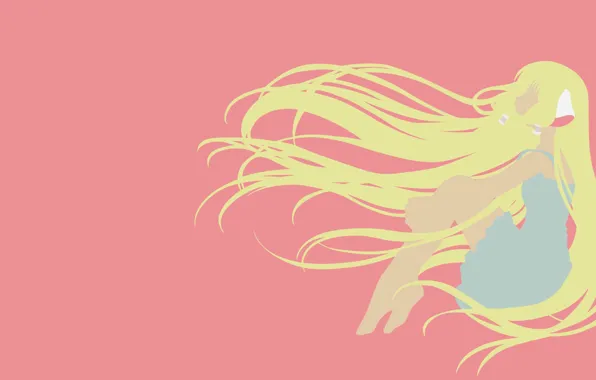 Девушка, фон, Chobits