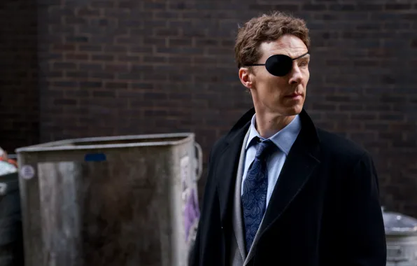 Повязка на глаз, Бенедикт Камбербэтч, Benedict Cumberbatch, Patrick Melrose, Патрик Мелроуз, Британский актёр