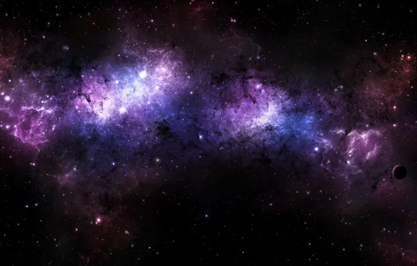 Картинка космос, звезды, вселенная, планета, universe, созвездие, nebula