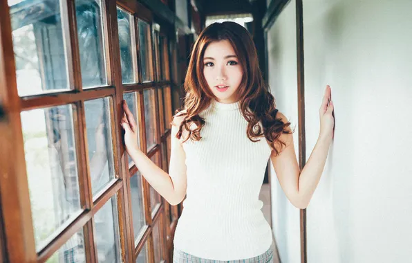 Girl, woman, asian