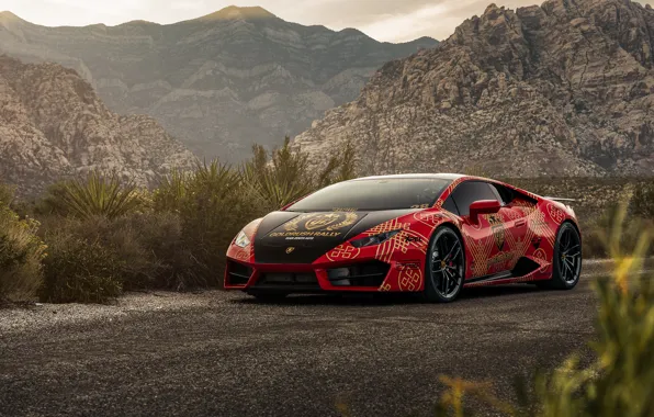 Природа, дизайн, автомобиль, передок, LAMBORGHINI, HURACAN