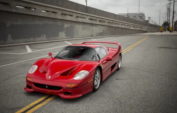 Картинка Ferrari, Red, 1995, F50