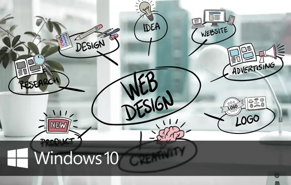 Windows, logo, web, idea, windows 10, windows10