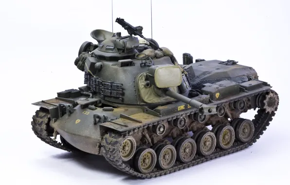 Картинка игрушка, средний танк, моделька, М48А3, Паттон III