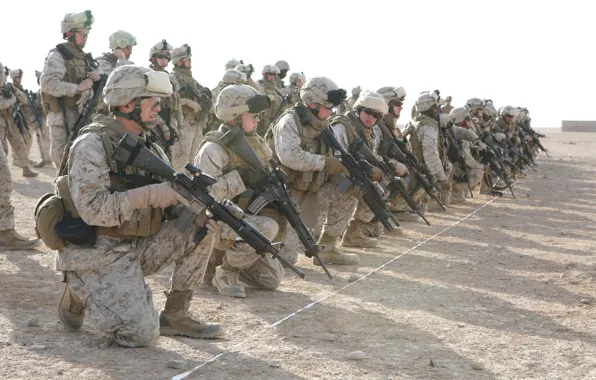 Картинка оружие, американские военные, us marines