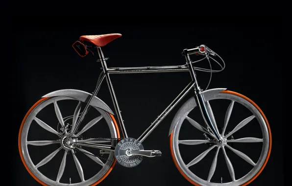 Велосипед, серебристый, bicycle