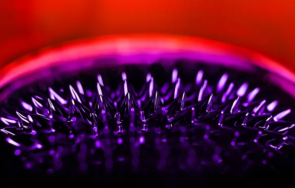 Картинка фиолетовый, макро, Ферромагнитная жидкость