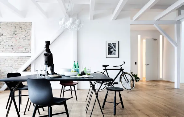 Картинка дизайн, стиль, интерьер, столовая, by Santiago Brotons Design, Loft in Berlin