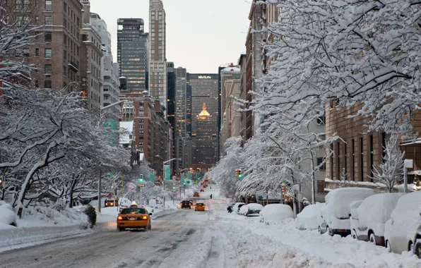 City, город, USA, NYC, winter, New_York