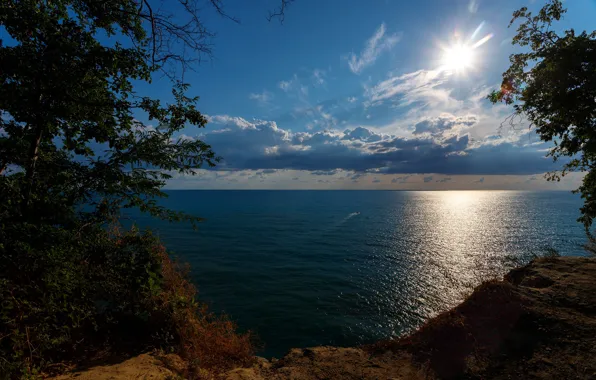 Море, небо, Россия, водная гладь, Чёрное море, Краснодарский край, Сергей Сергеев