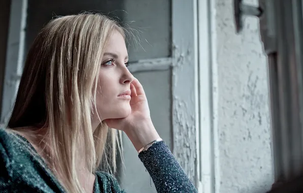 Взгляд, девушка, портрет