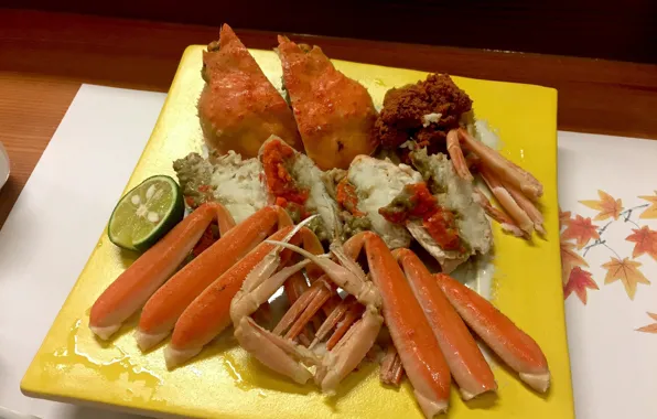 Еда, клешни, морепродукты