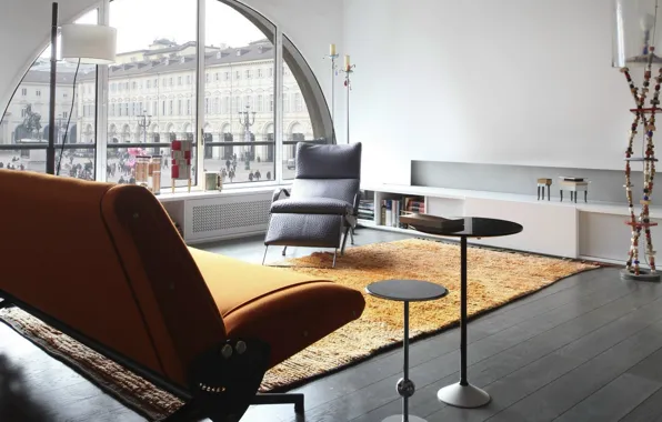 Дизайн, стиль, комната, интерьер, Италия, гостиная, Турин, Turin Apartment