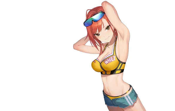 Kawaii, girl, sexy, anime, pretty, babe, cute, red head