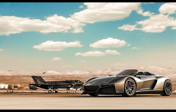 Небо, Суперкар, F-35, Supercar, 2014, Резвани, Rezvani Beast