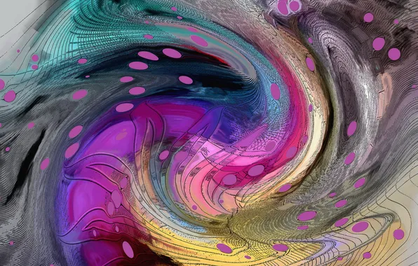 Абстракция, цвет, форма