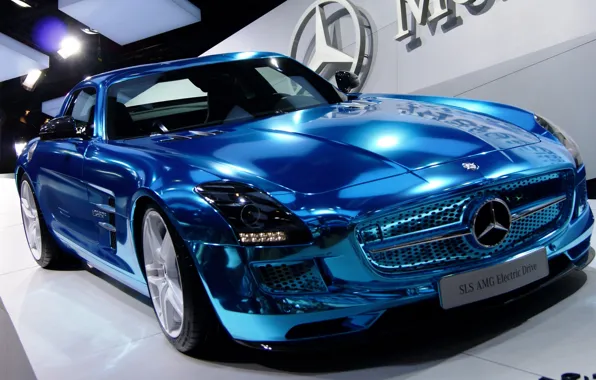 Картинка Mercedes, Benz, AMG, SLS, Mercedes-Benz SLS AMG