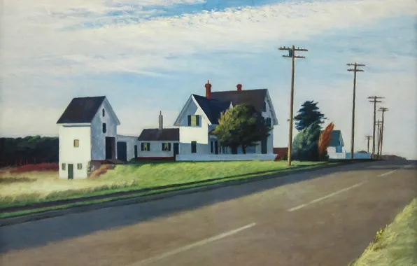 Эдвард Хоппер, 1941, Route 6, Eastham
