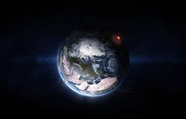 Картинка ice, planet, sci fi, similar to planet earth
