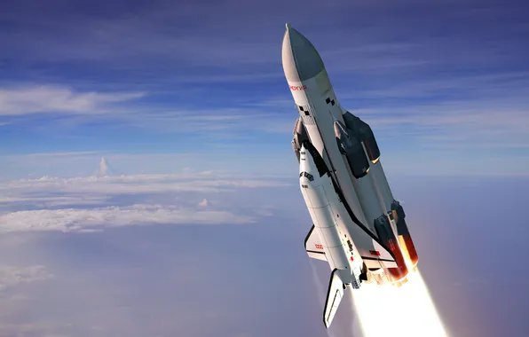 Картинка space, space shuttle, Energy, Buran, launch vehicle