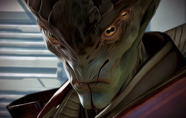 Mass Effect, art, Prothean, Javik