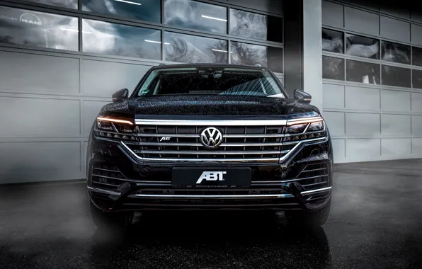 Volkswagen, вид спереди, Touareg, SUV, ABT, 2019
