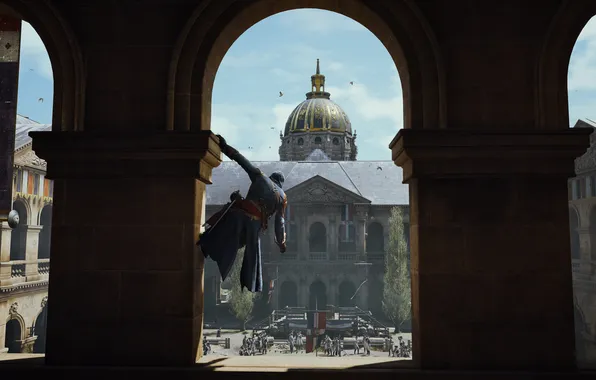 Картинка париж, Assassin’s Creed Unity, Кредо ассасина, арно, Единство