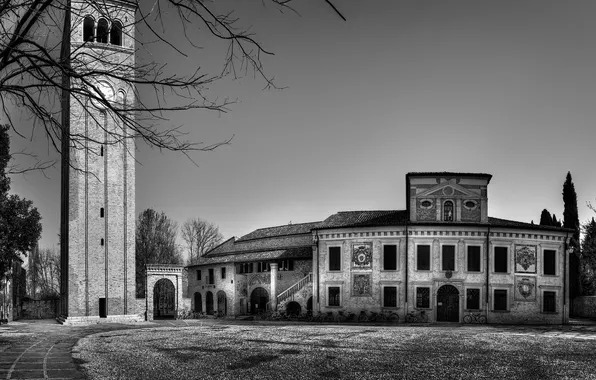 Картинка дом, башня, Scorcio di Sesto al Reghena