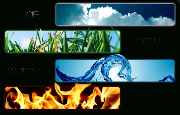 Вода, огонь, земля, воздух, элемент