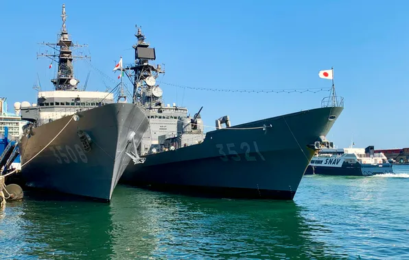 Япония, эсминцы, JS Kashima, учебные корабли, JS Shimakaze