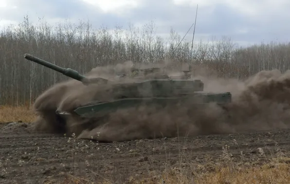 Картинка скорость, пыль, танк, боевой, Leopard 2А6, «Леопард 2A6»