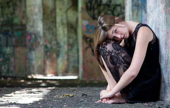 Взгляд, девушка, настроение