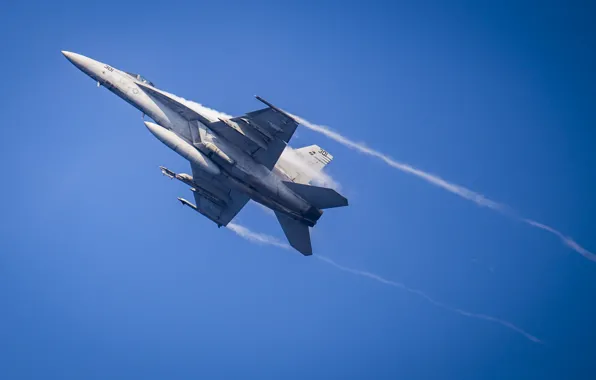 Обои Полет, Super Hornet, Палубный Истребитель, FA-18F На Телефон.