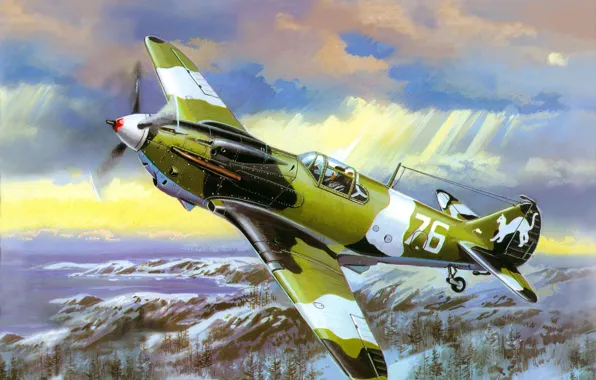 Картинка авиация, самолёт, великая отечественная война, Лагг-3