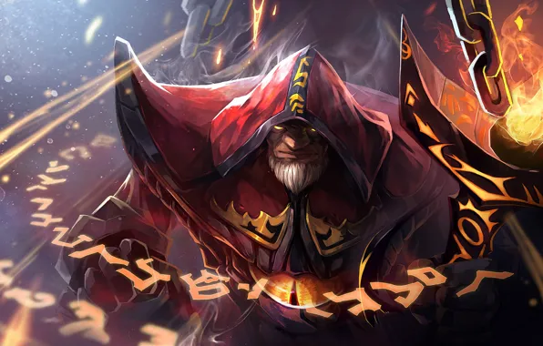Капюшон, Dota 2, Warlock, Demnok Lannik